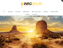 Tablet Screenshot of inrgsolar.com